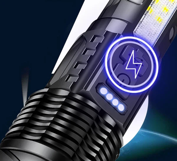 [PROMOCIÓN] 🔥 COMPRA 1 LLÉVATE 2 - Combo Linterna Tactica Taser 10000kv - PRODUCTO IMPORTADO U.S.A 🔥