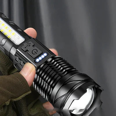 [PROMOCIÓN] 🔥 COMPRA 1 LLÉVATE 2 - Combo Linterna Tactica Taser 10000kv - PRODUCTO IMPORTADO U.S.A 🔥